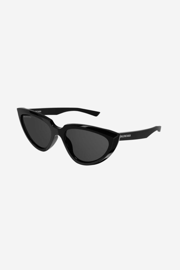 Balenciaga angular black cat-eye sunglasses - Lux Studios