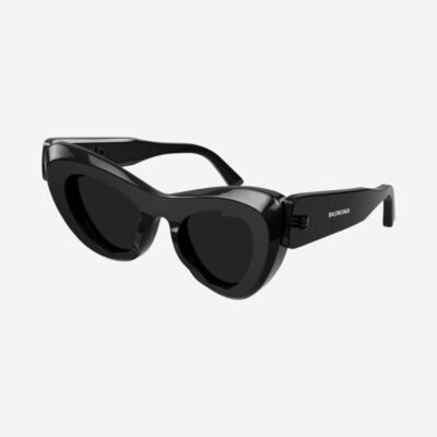 Balenciaga black bold cat eye sunglasses - Lux Studios