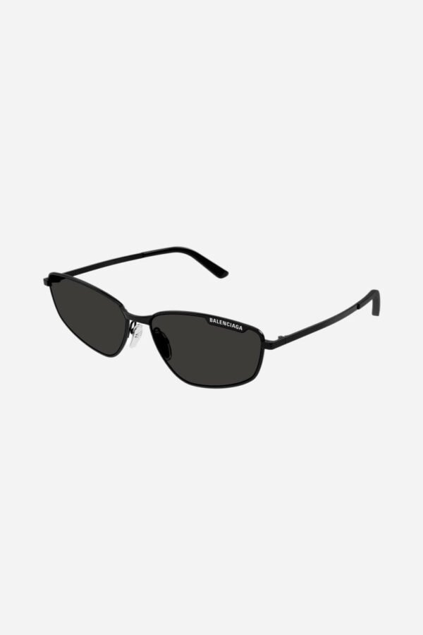 Balenciaga black metal cat eye sunglasses - Lux Studios