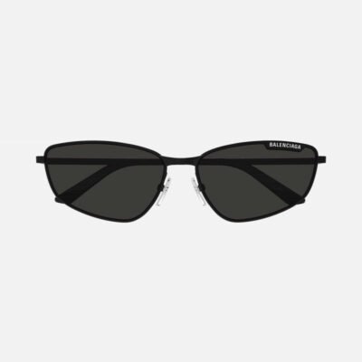 Balenciaga black metal cat eye sunglasses - Lux Studios