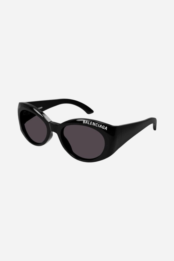 Balenciaga black oval sunglasses - Lux Studios