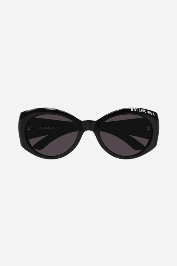 Balenciaga black oval sunglasses - Lux Studios