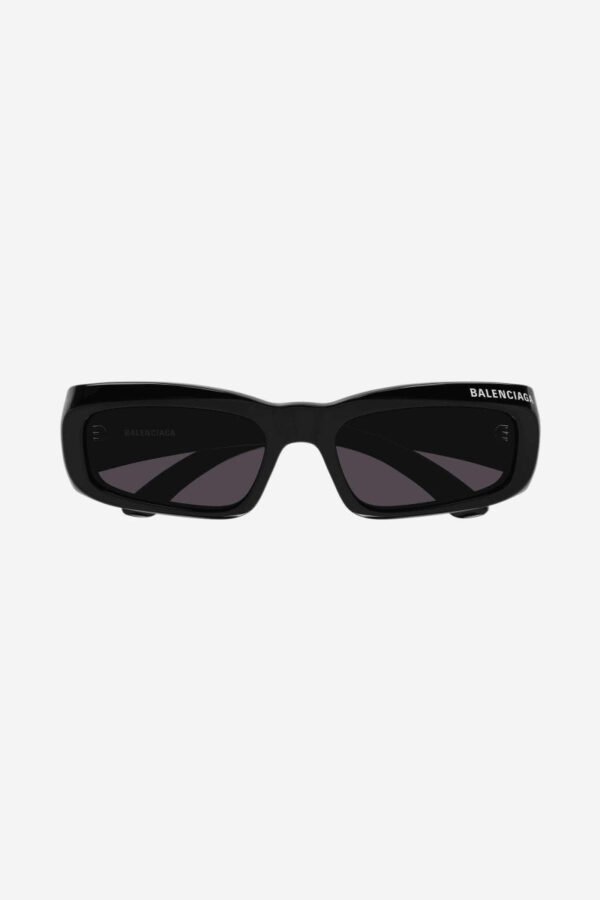 Balenciaga black rectangular sunglasses - Lux Studios