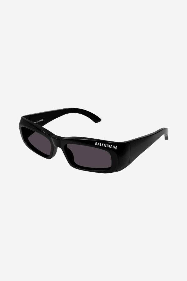 Balenciaga black rectangular sunglasses - Lux Studios