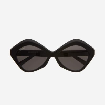 Balenciaga butterfly femenine black sunglasses with BB logo - Lux Studios