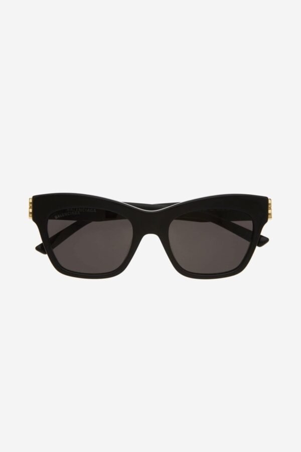 Balenciaga cat-eye femenine black sunglasses with BB folding - Lux Studios