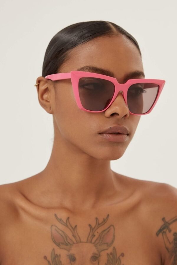 Balenciaga cat-eye femenine pink sunglasses - Lux Studios