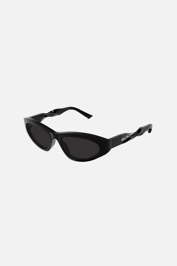 Balenciaga cat-eye twisted black sunglasses - Lux Studios