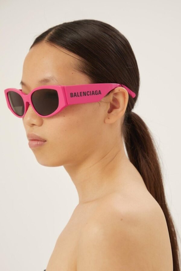 Balenciaga chunky pink sunglasses - Lux Studios