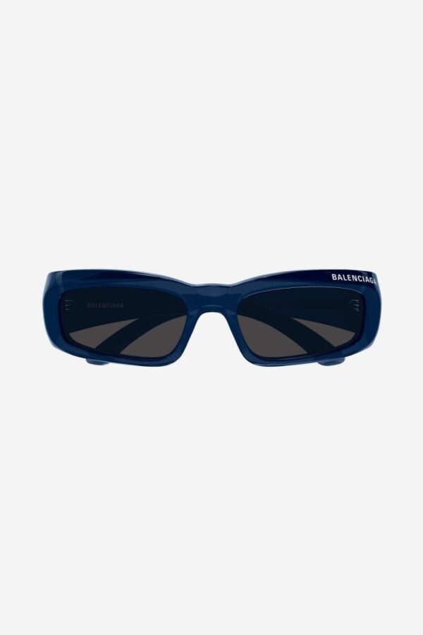 Balenciaga dark blue rectangular sunglasses - Lux Studios