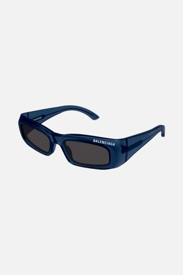 Balenciaga dark blue rectangular sunglasses - Lux Studios