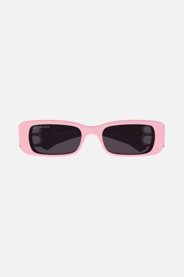 Balenciaga Dynasty pink sunglasses featuring BB logo - Lux Studios