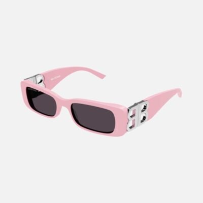 Balenciaga Dynasty pink sunglasses featuring BB logo - Lux Studios