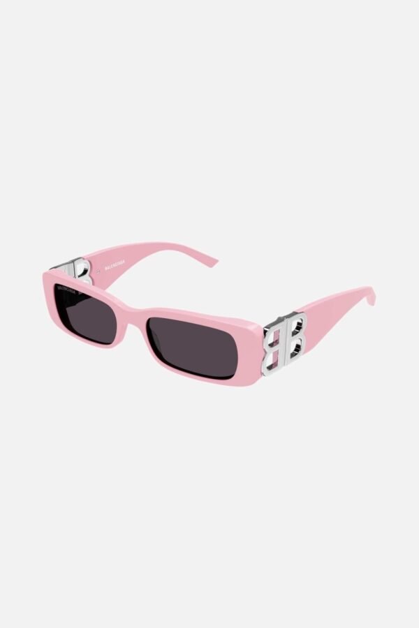 Balenciaga Dynasty pink sunglasses featuring BB logo - Lux Studios