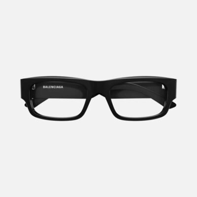 Balenciaga MAX rectangular black frame - Lux Studios