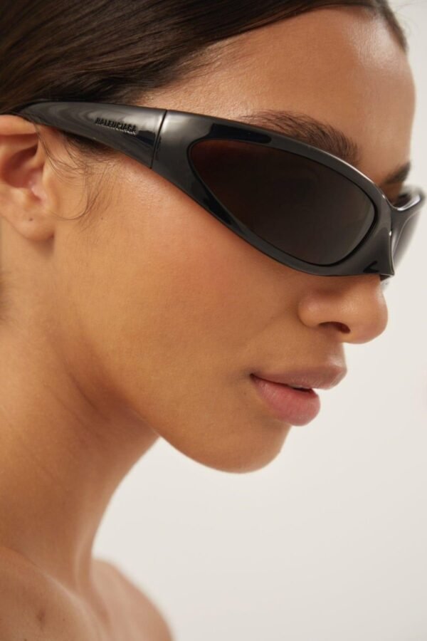 Balenciaga Skin Cat sunglasses in black - Lux Studios