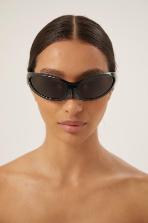 Balenciaga Skin Cat sunglasses in black - Lux Studios