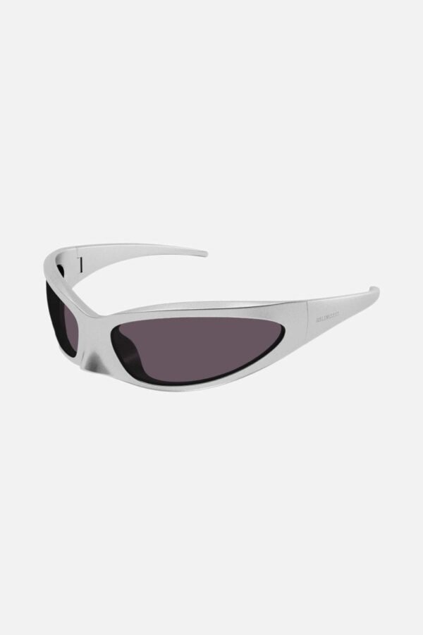 Balenciaga Skin Cat sunglasses in silver - Lux Studios