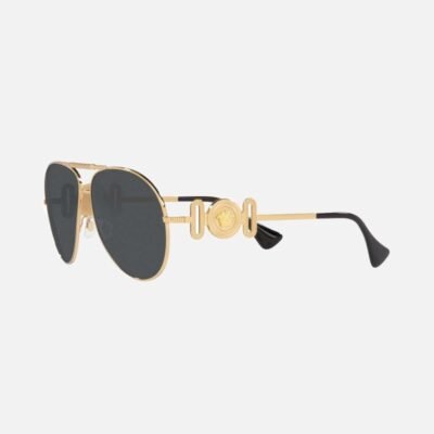 Versace caravan sunglasses with gold details - Lux Studios