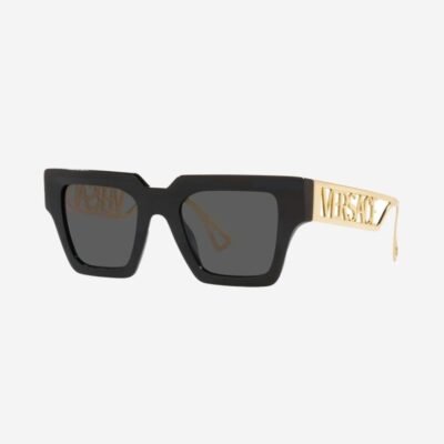 Versace squared combi black acetate sunglasses - Lux Studios