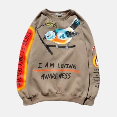 WES LANG BIRD SWEATSHIRT - Lux Studios